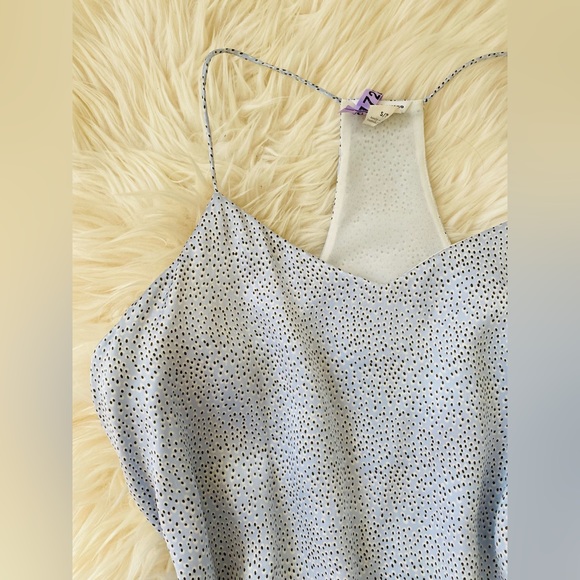 BABY BLUE SILK CAMISOLE - Picture 5 of 9